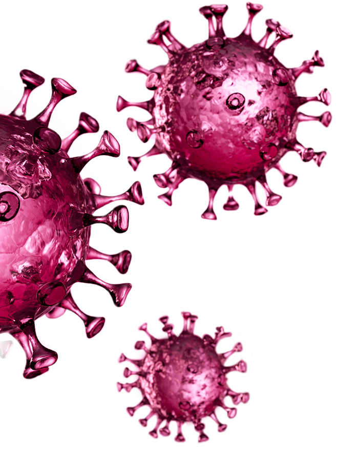 Virus background image left